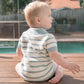 BRADY ORGANIC KNITTED POLO ROMPER