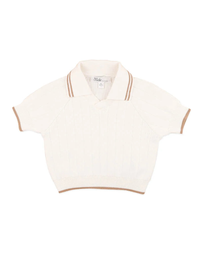 EVAN SS COLLARED JUMPER