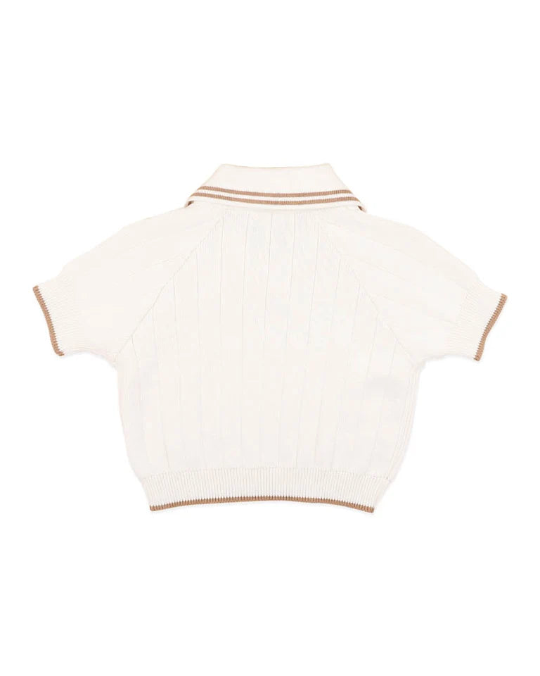 EVAN SS COLLARED JUMPER