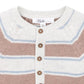 ALVIN STRIPE ORGANIC KNITTED ROMPER