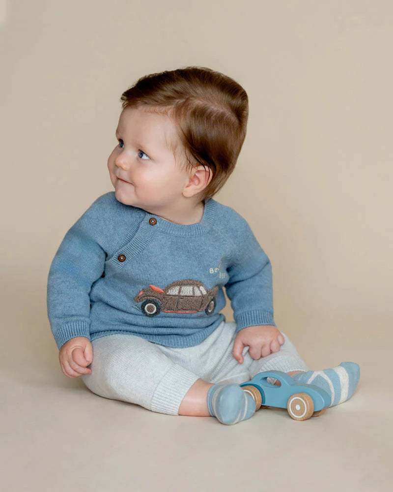 ALVIN CAR ORGANIC KNITTED JUMPER