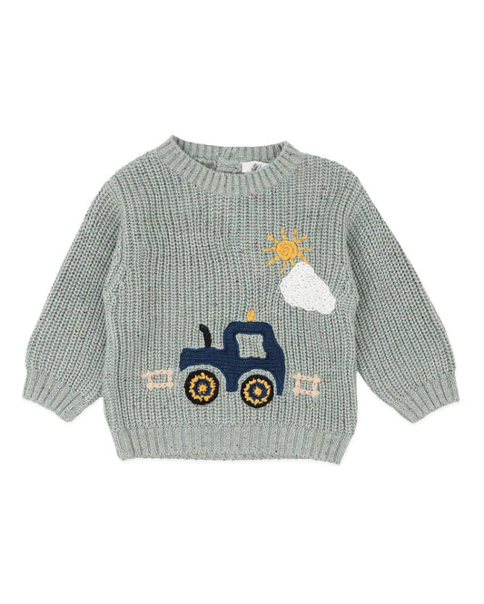 HUNTER TRACTOR KNITTED JUMPER