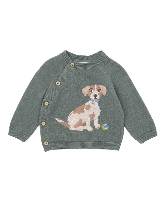 OTTO PROUD PUPPY ORGANIC KNITTED JUMPER
