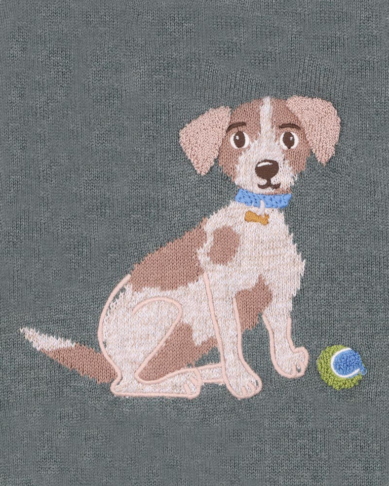 OTTO PROUD PUPPY ORGANIC KNITTED JUMPER