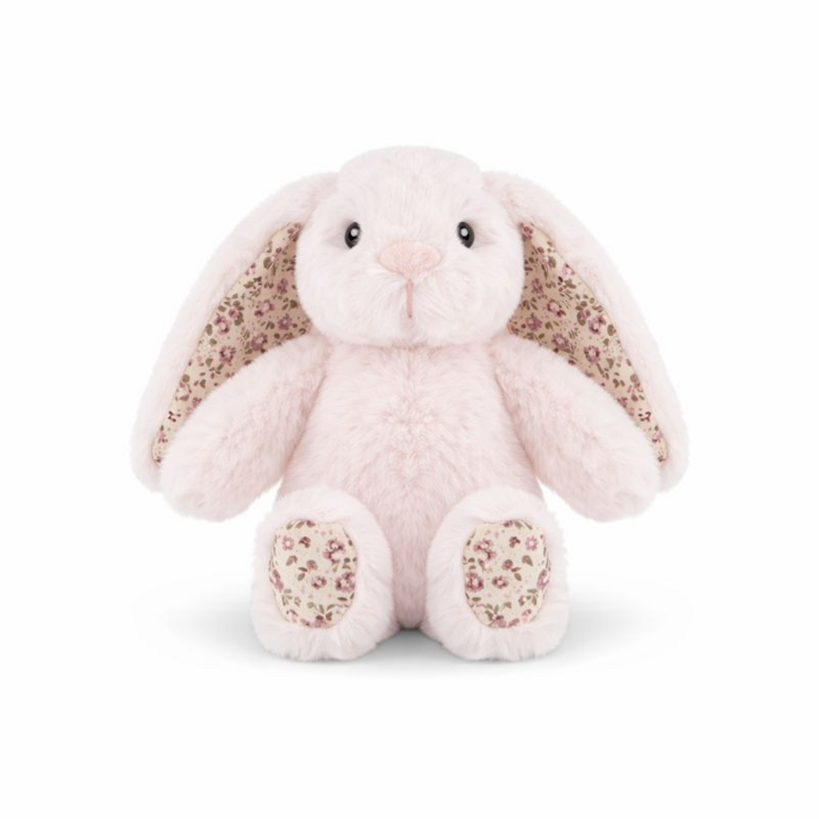 Lily  and George Littlefoot Bunny - Floral Sweet Pink