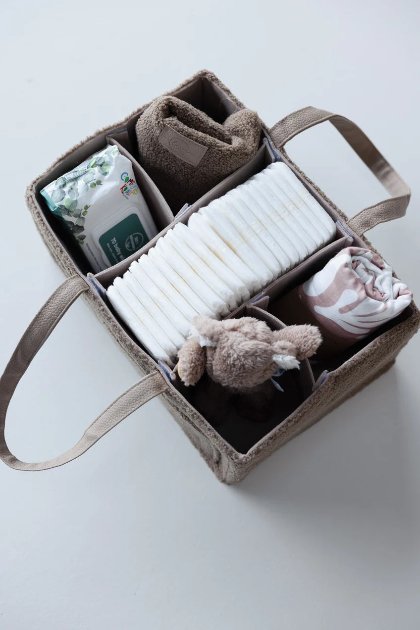 Teddy Core Nappy Caddy - Coco