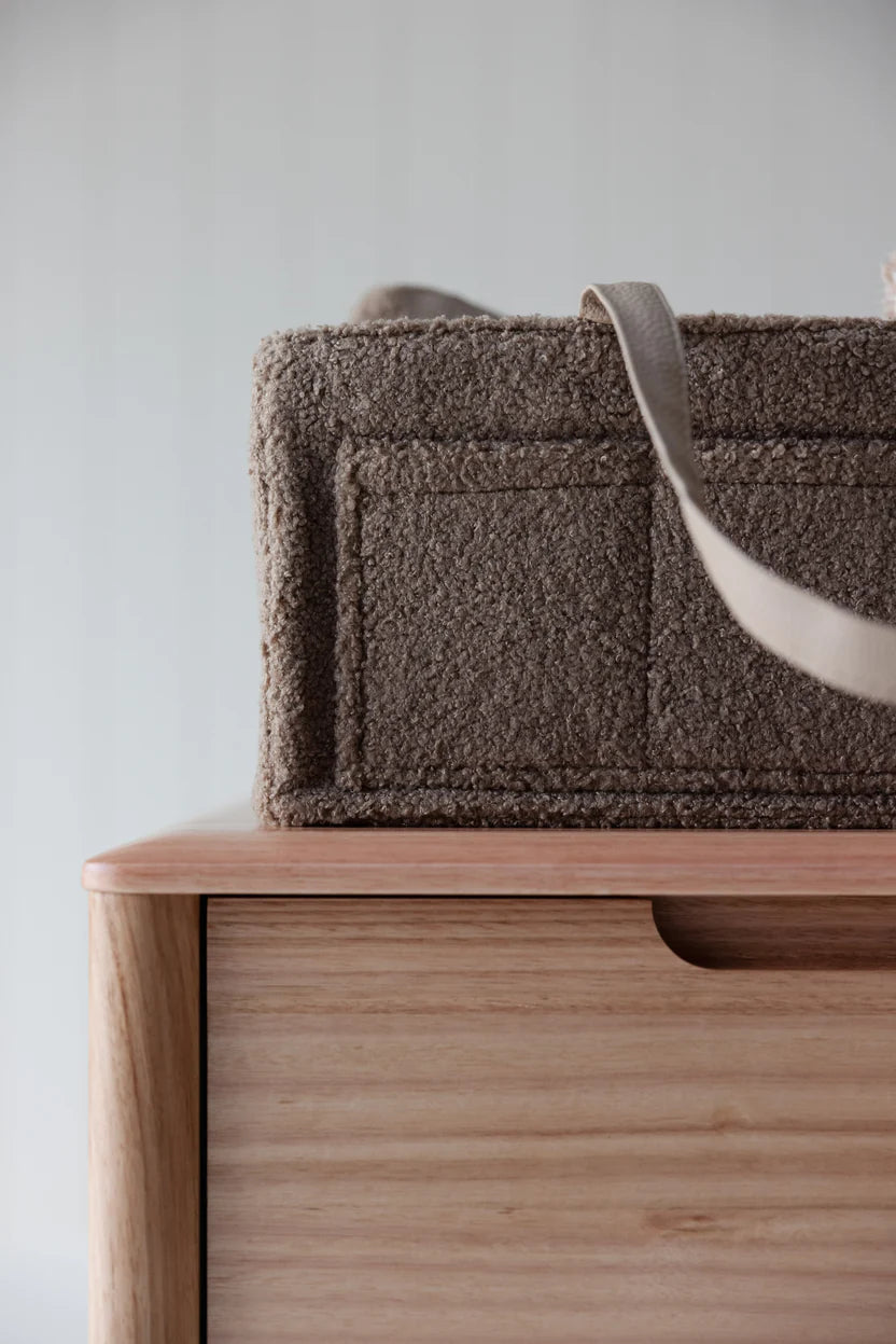 Teddy Core Nappy Caddy - Coco