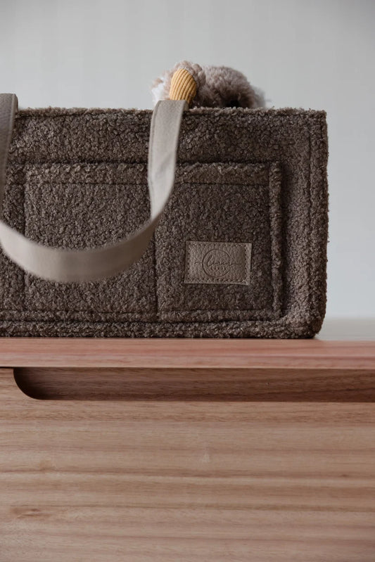 Teddy Core Nappy Caddy - Coco