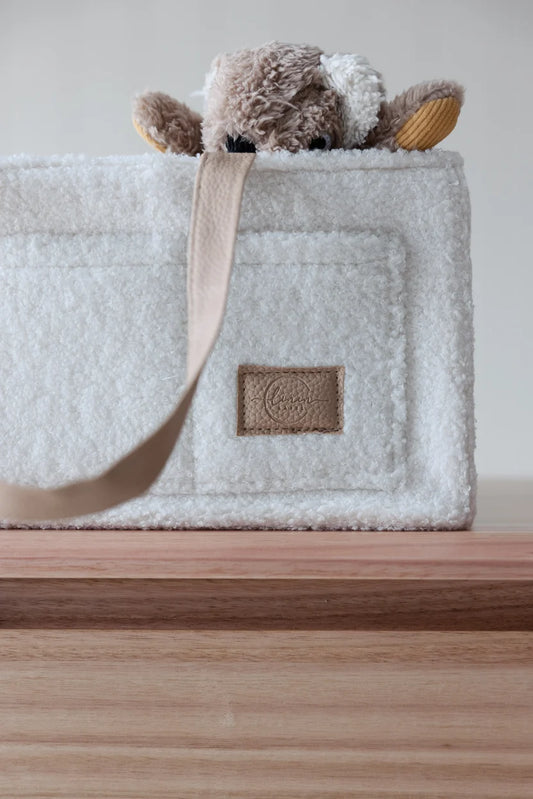 Teddy Core Nappy Caddy - Snow Fawn