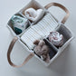 Teddy Core Nappy Caddy - Snow Fawn