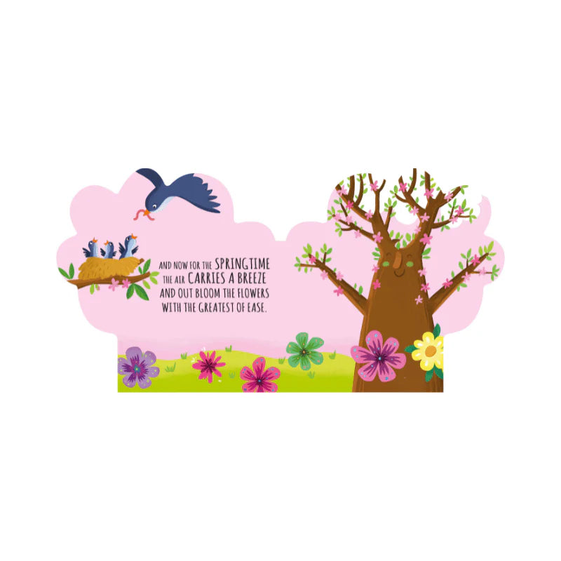 Sassi shaped board book - The Seasons