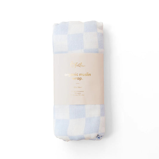 Powder Check Organic Muslin Wrap Swaddle