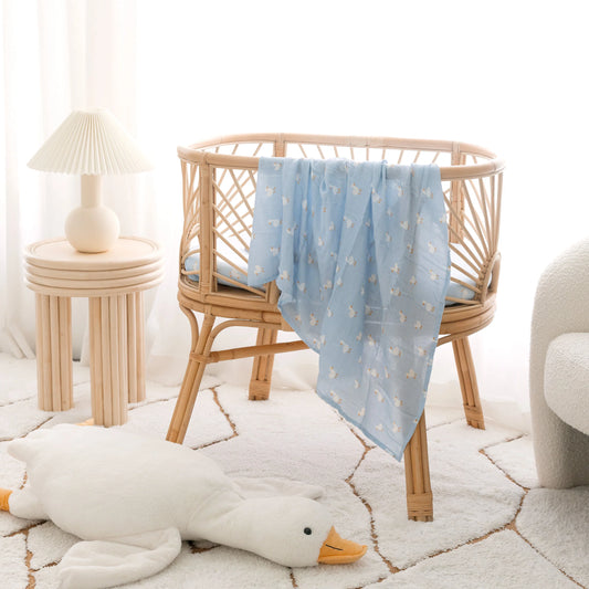 Blue Ducks Muslin Wrap