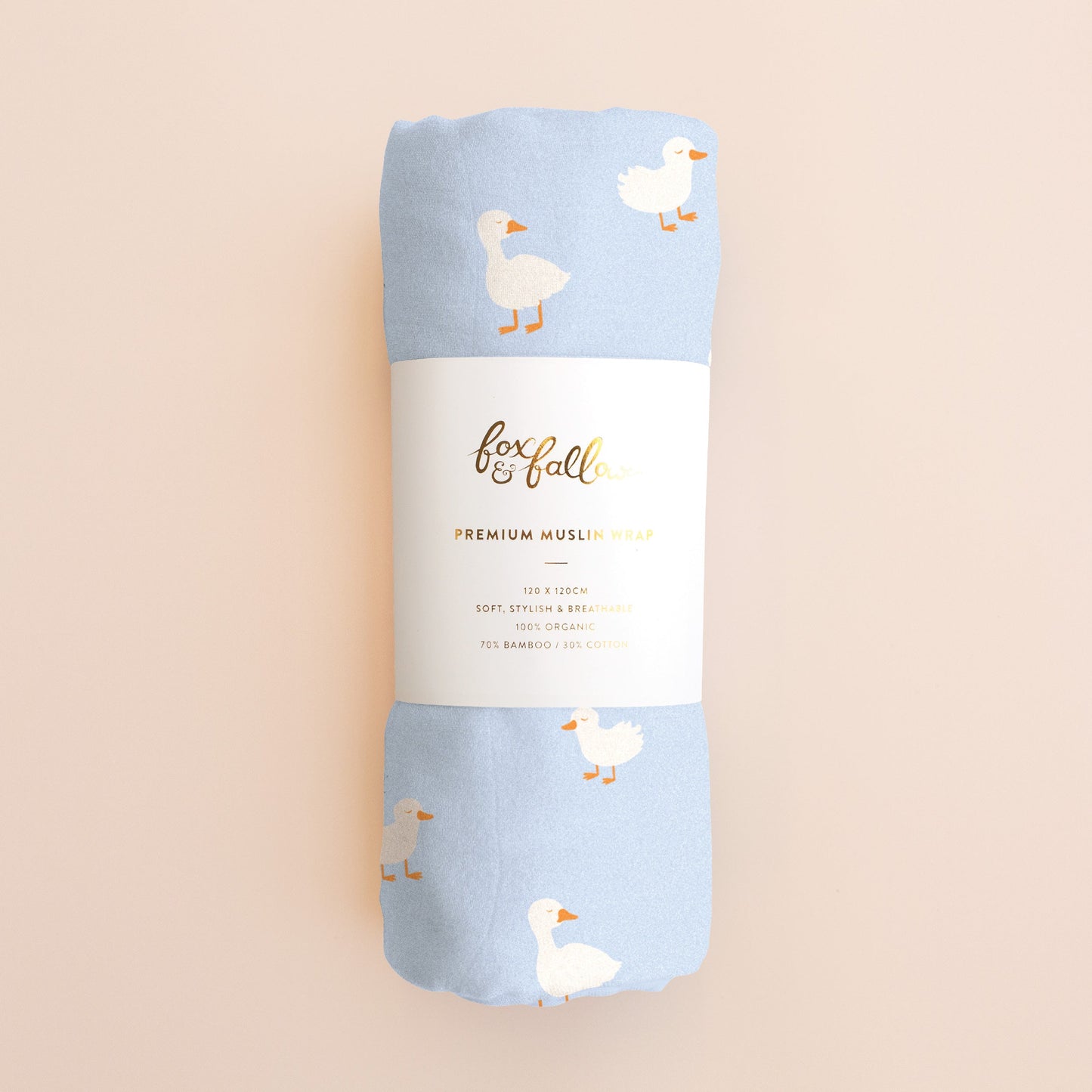 Blue Ducks Muslin Wrap