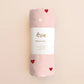 Little Hearts Muslin Wrap Swaddle