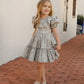 Eva Dress Sky Floral