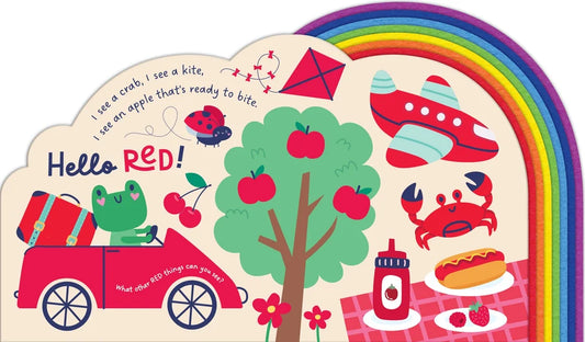Chunky Felt Board Book - Hello Rainbow