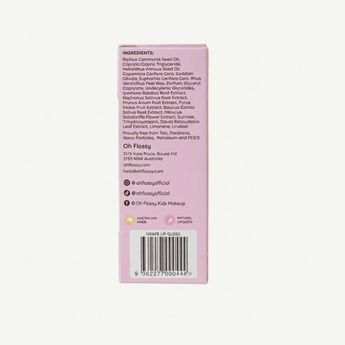 Oh Flossy Individual Natural Lip Gloss