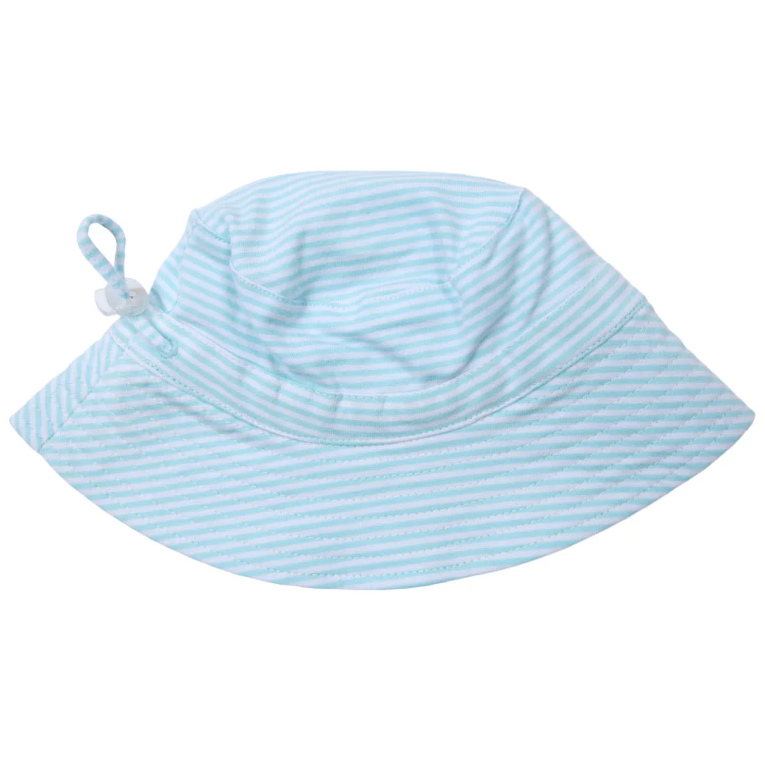 Striped sun hat mint/white