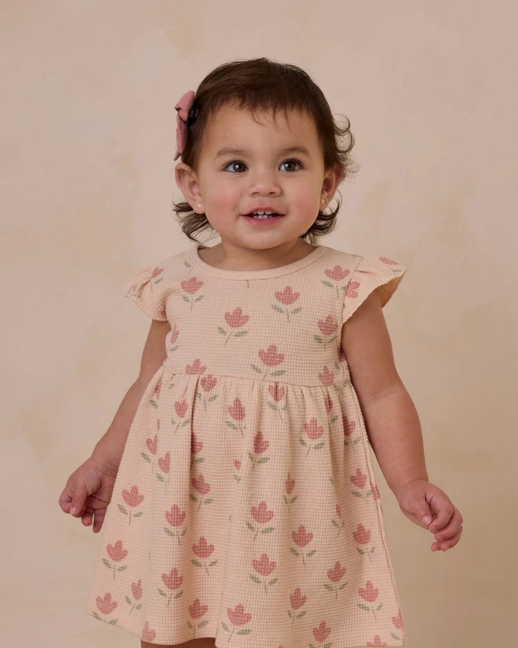 Flutter Sleeve Dress || Tulips Regular