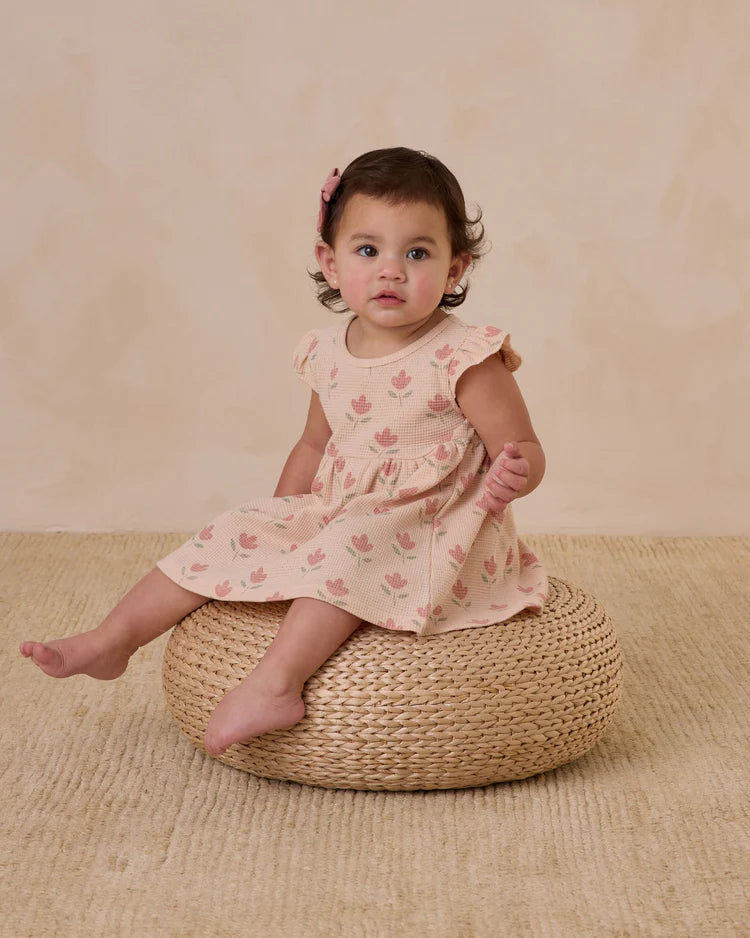 Flutter Sleeve Dress || Tulips Regular