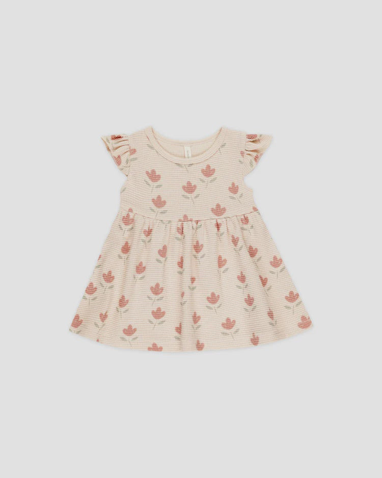 Flutter Sleeve Dress || Tulips Regular