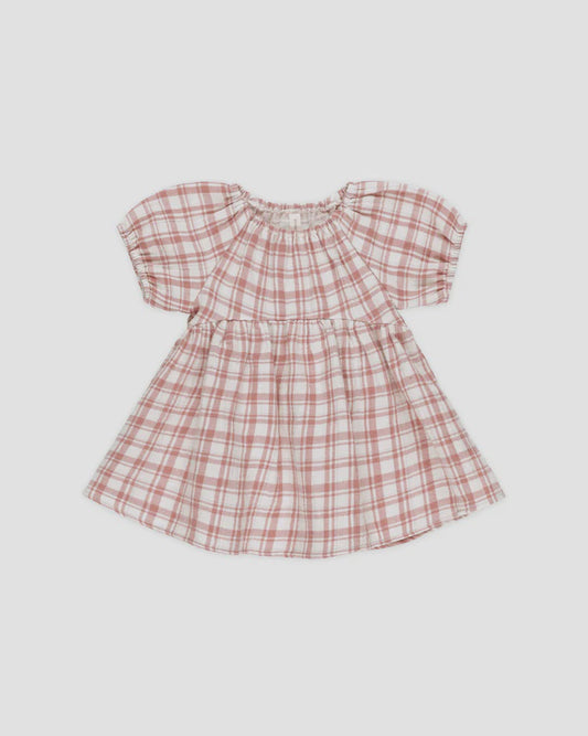 Bella Dress || Pink Plaid