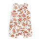 ABSTRACT OASIS CARAMEL PRINT ROMPER