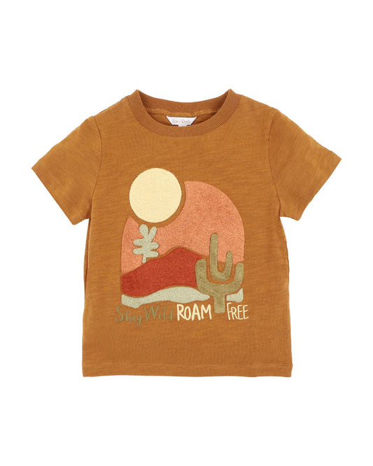 ABSTRACT OASIS CACTUS TEE 3-7 YRS