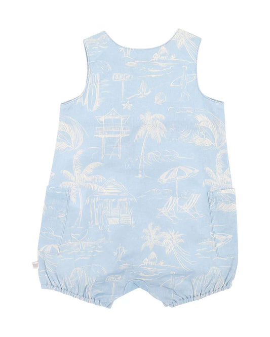 SURFS UP LINEWORK ROMPER