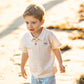 SURFS UP TUFTED FOX POLO 3-7 YRS