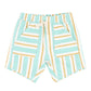 SURFS UP STRIPE SHORTS 3-7 YRS
