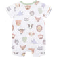 WILDLINGS PRINT SS HENLEY ROMPER