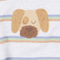 WILDLINGS STRIPE DOG BODYSUIT