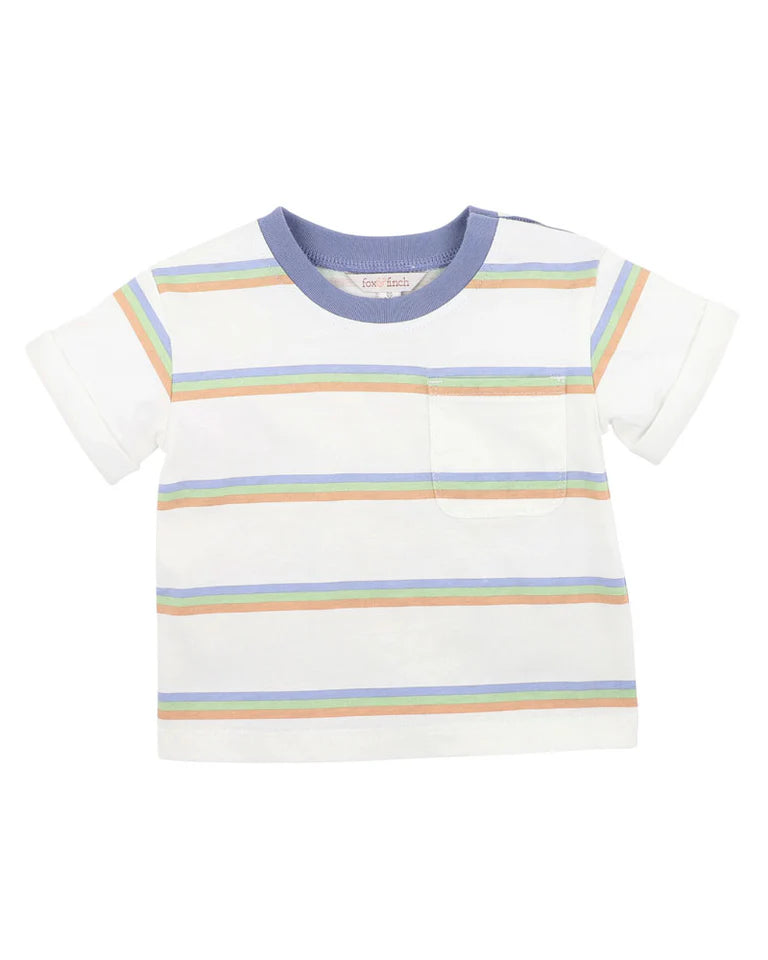 WILDLINGS STRIPE POCKET TEE