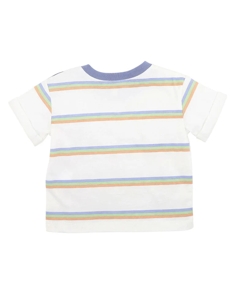 WILDLINGS STRIPE POCKET TEE