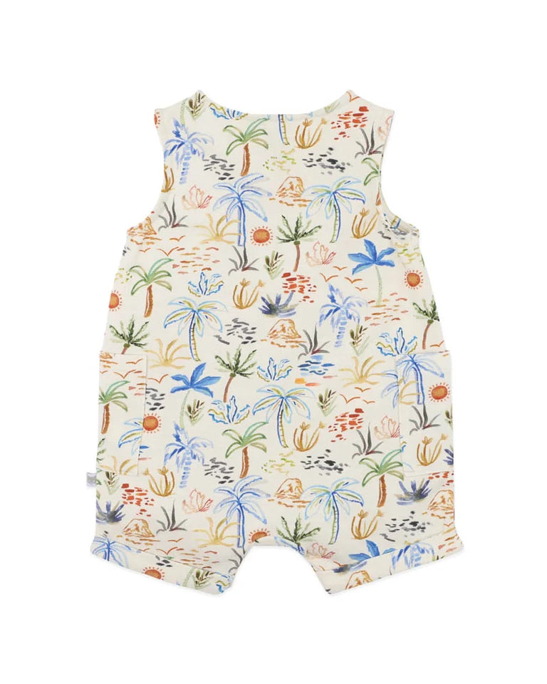 HAVANA ORGANIC BUTTON UP ROMPER