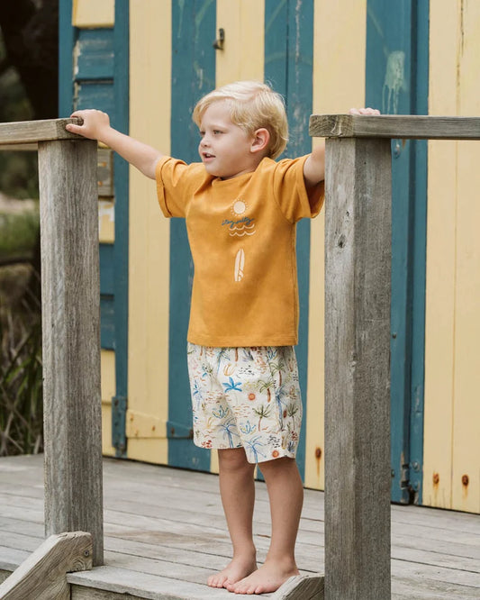 HAVANA STAY SALTY ORGANIC TEE 3-7Y