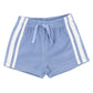 BLUE SIDE STRIPE TOWELLING SHORTS 3-7Y