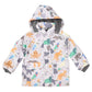 Australian Animal Printed Raincoat - Grey
