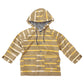 Colour Change Stripe Raincoat Chestnut