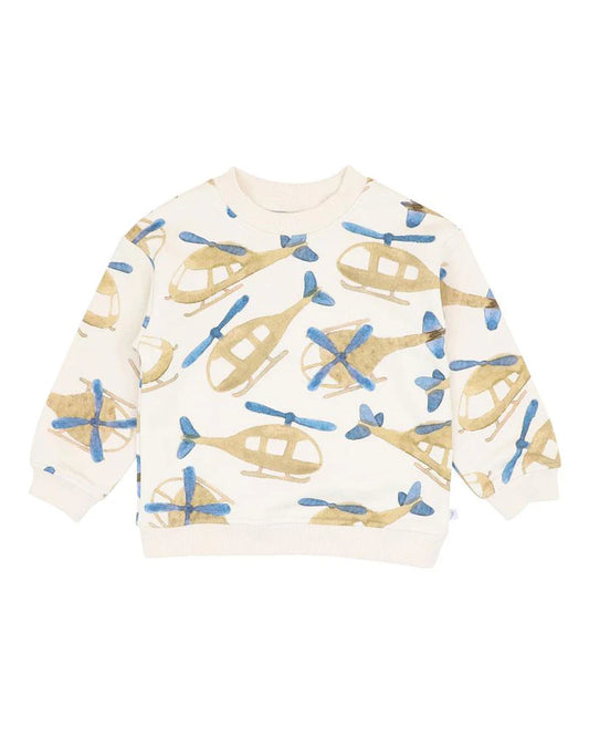 HIGH FLYER PRINT SWEATSHIRT