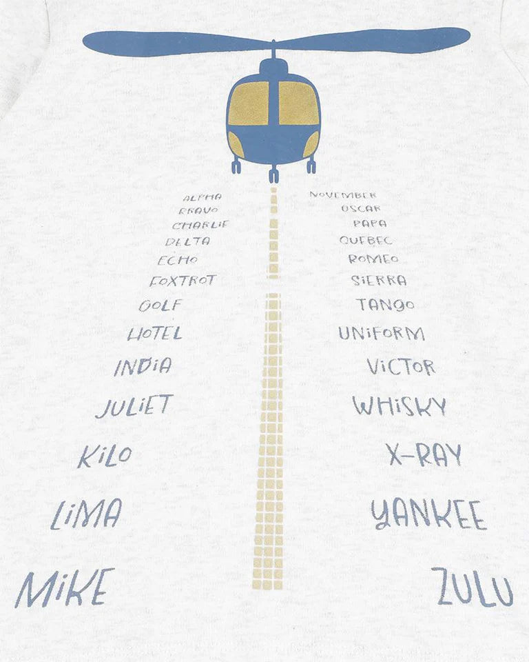 HIGH FLYER RUNWAY TEE 3-7 YRS
