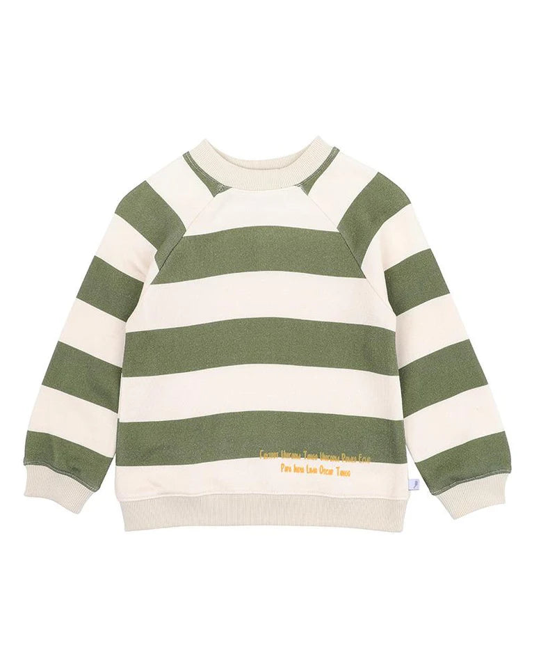 HIGH FLYER STRIPE SWEATSHIRT 3-7 YRS