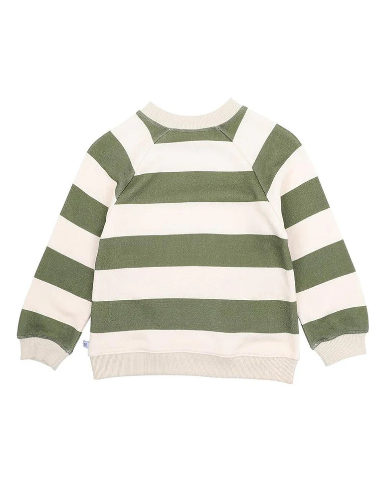 HIGH FLYER STRIPE SWEATSHIRT 3-7 YRS