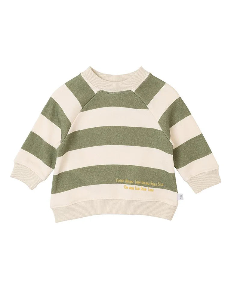 HIGH FLYER STRIPE SWEATSHIRT