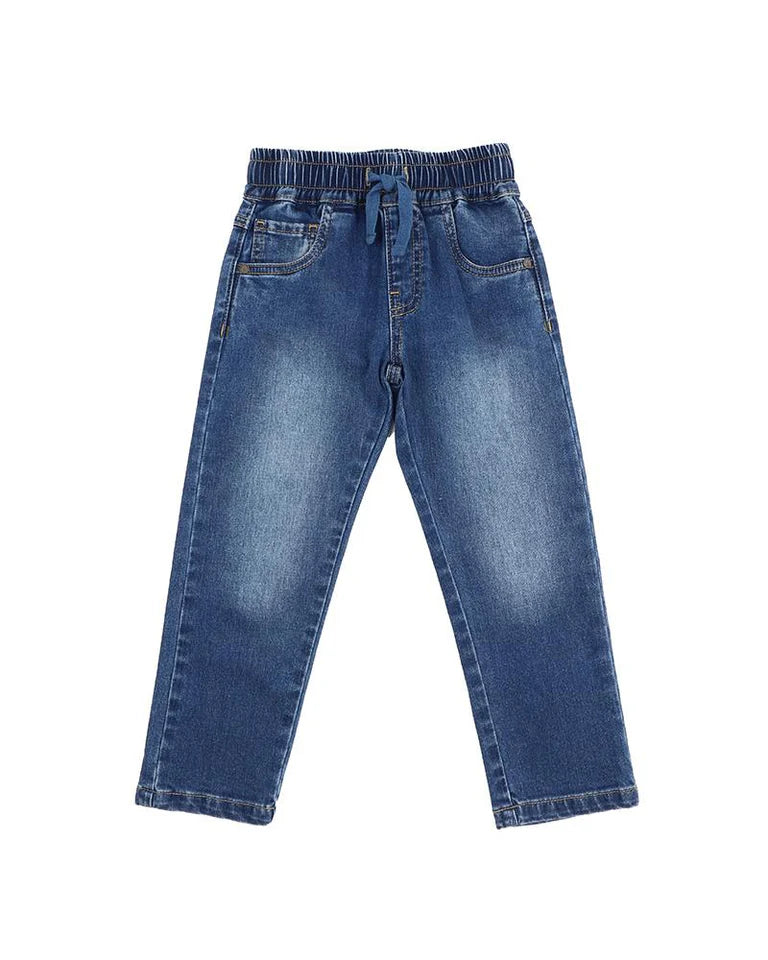 BOYS PULL ON DENIM JEANS 3-7 YRS