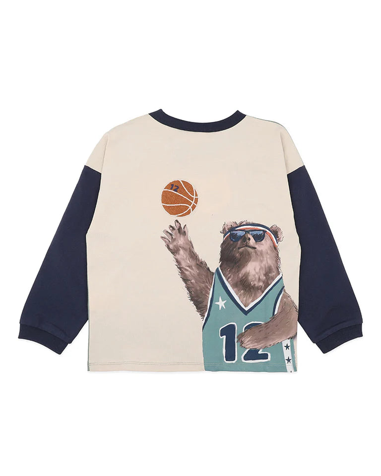 WILD SIDE BASKETBALL LS TEE 3-7 YRS