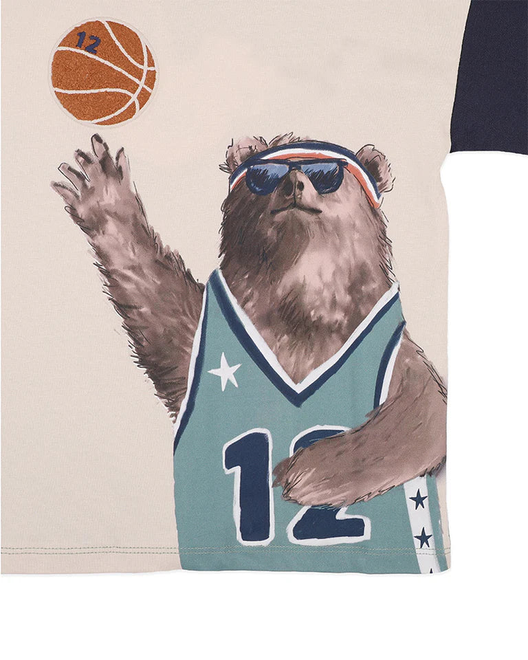 WILD SIDE BASKETBALL LS TEE 3-7 YRS