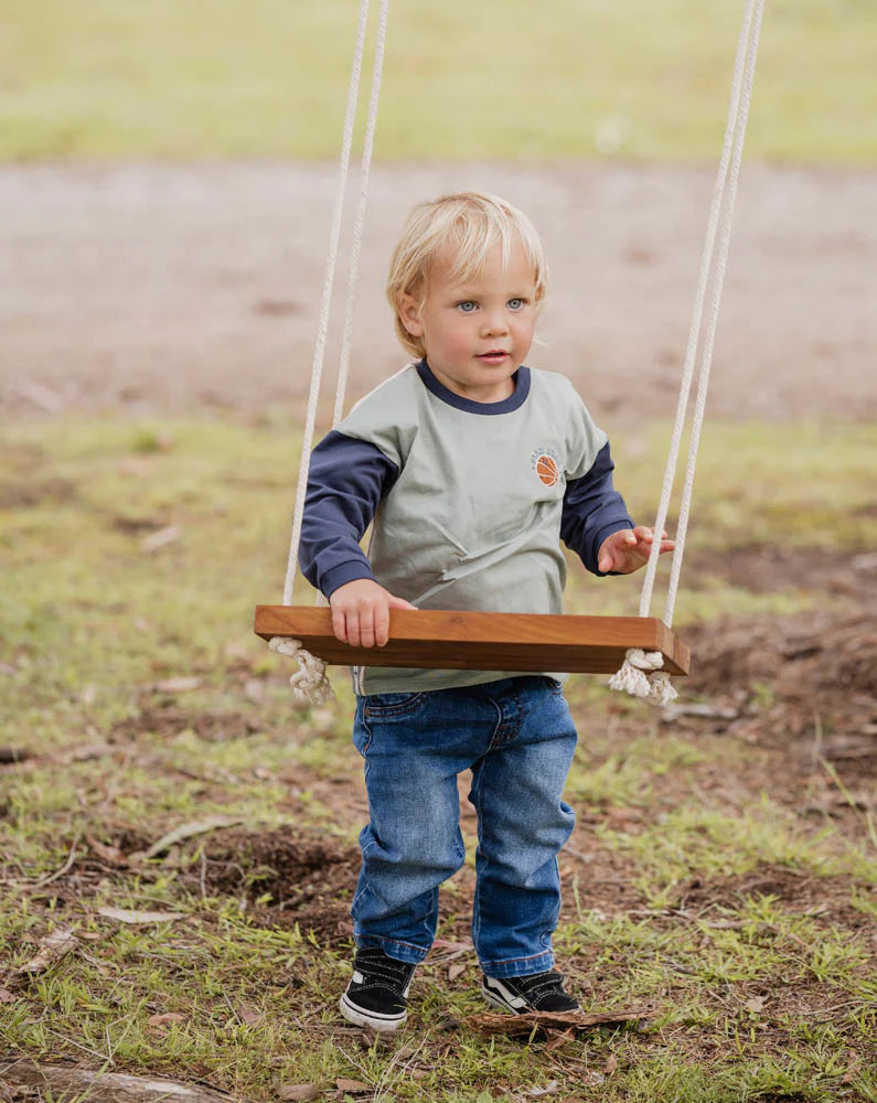 BOYS FOX PULL ON DENIM JEANS